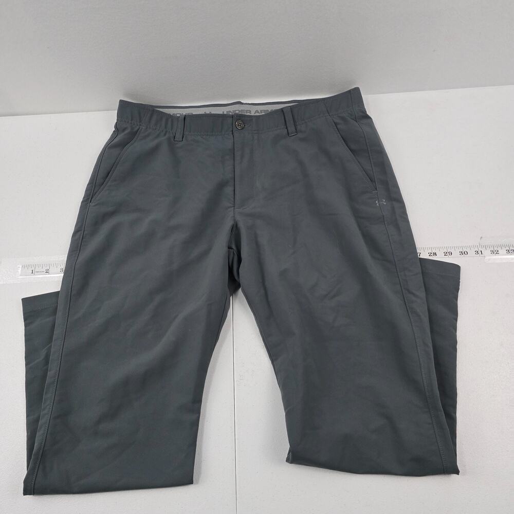 UA Under Armour‎ Match play straight leg golf pants gray mens 5165 38x30